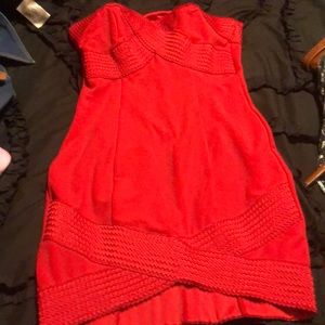 Guess red dress